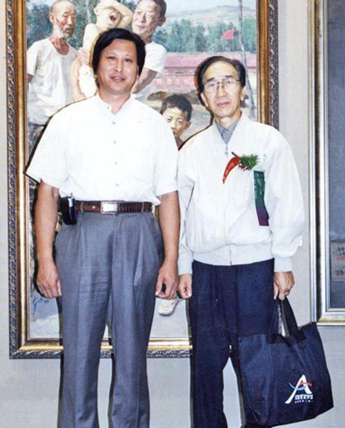 中国美术家协会主席靳尚谊与傅绍相总经理